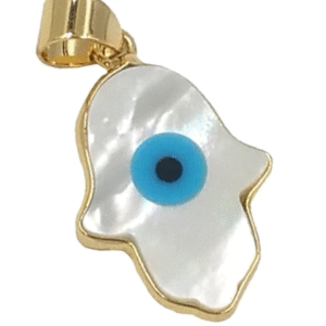 Inicio collar ojo celeste goldfilled