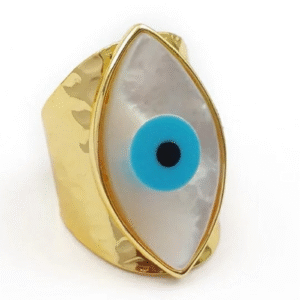 Inicio anillo ojo celeste